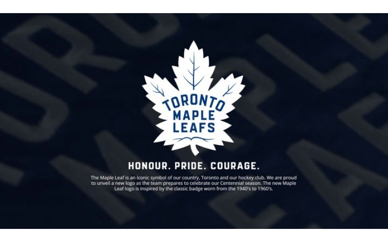 楓葉冰棍球隊(duì)全新的楓葉造型logo設(shè)計(jì)欣賞