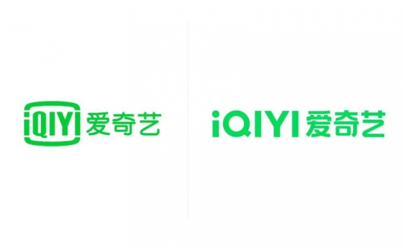 近日知名視頻平臺愛奇藝更新標(biāo)志設(shè)計(jì)